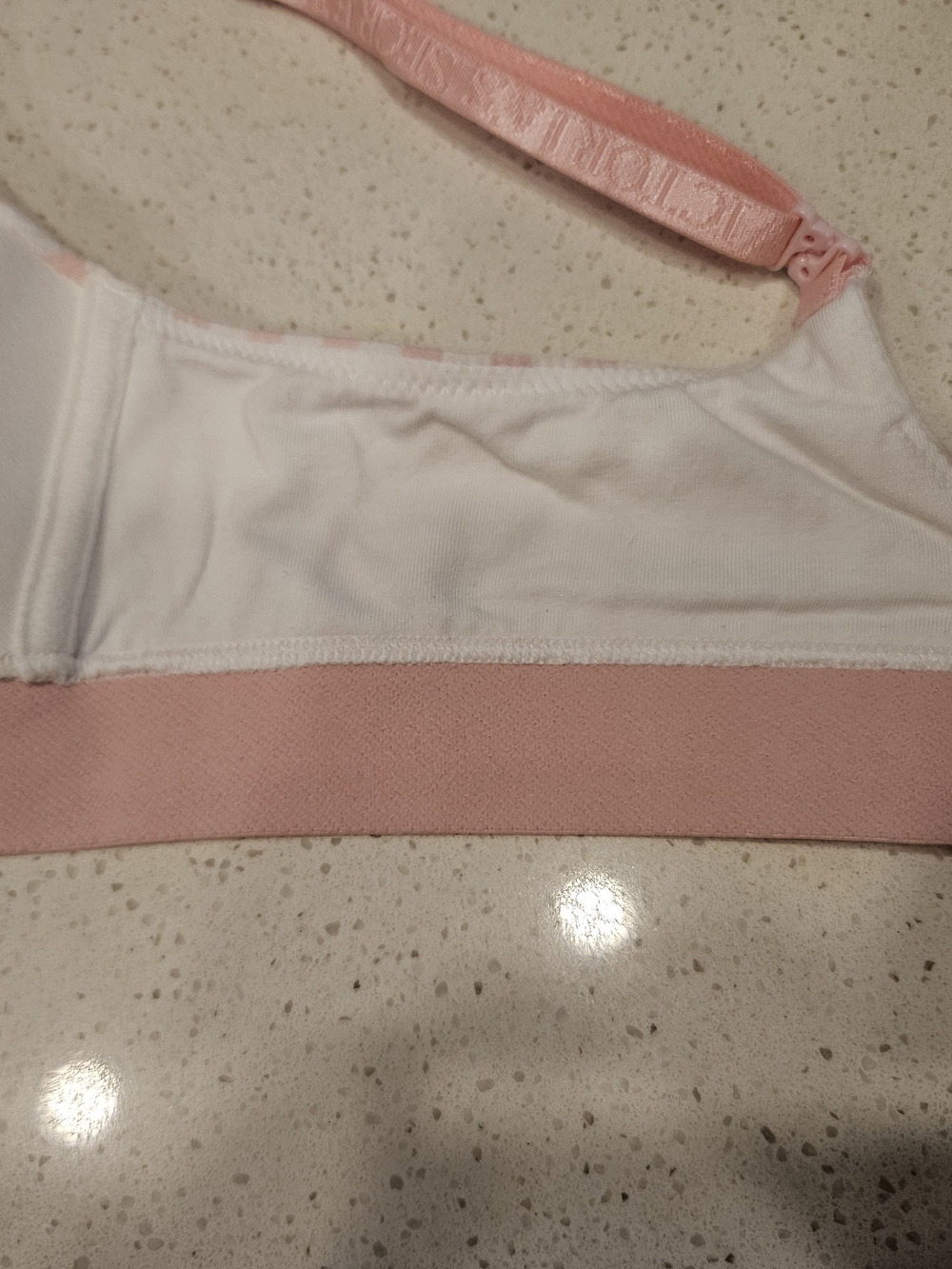 Victoria's Secret Pink & White Striped Lightly Padded Wireless Bra - Picture 10 of 11